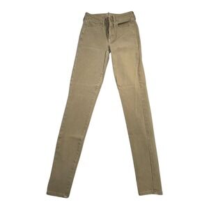 American Eagle Outfitters Womens Khaki Stretch Jegging Pants Size 2